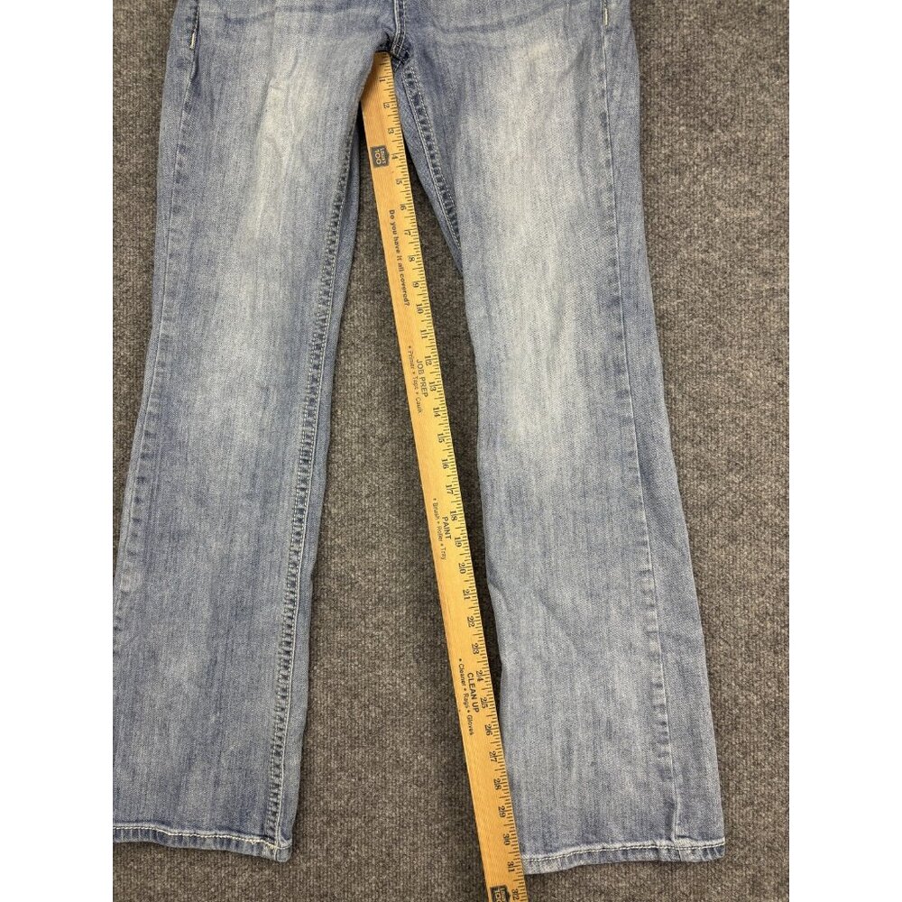 Shyanne Jeans Womens 28 Light Wash Bootcut Embellished Flap Pockets Western - Picture 5 of 8